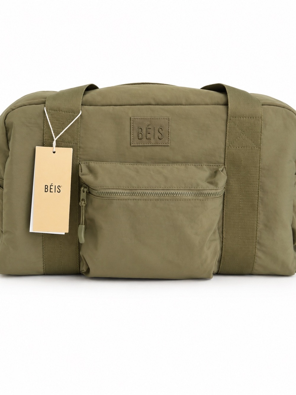 BÉIS The Sport Duffle Olive Green NWT Travel Gym Carry-On Bag
